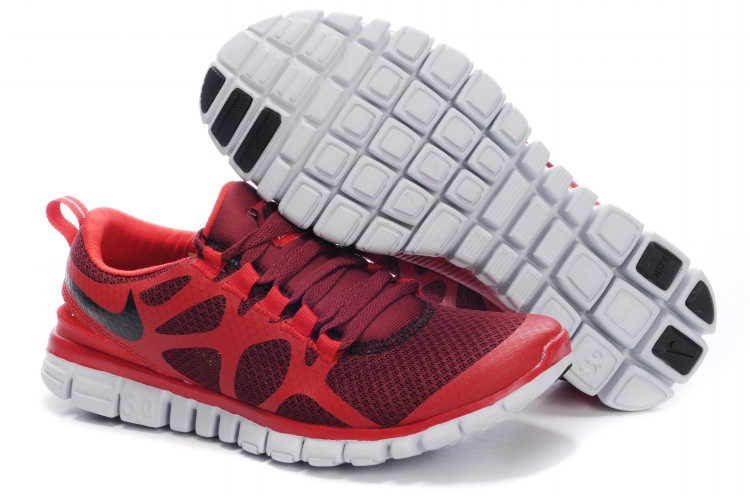 Nike Free 3.0 V3 Mens Shoes dark red